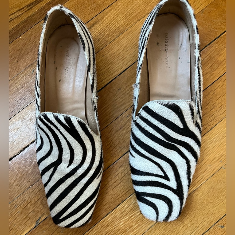 Paloma Wool Zebra Loafers